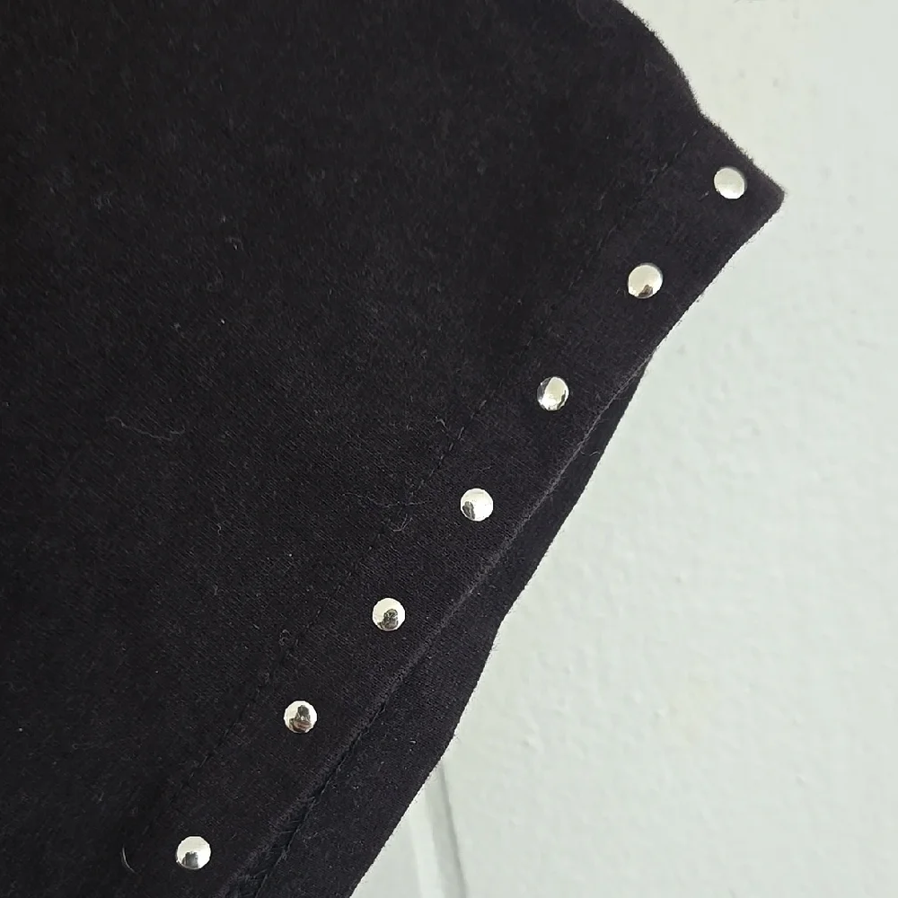 JENNIFER MOORE Black Studded wom Shirt - Picture 3 of 8